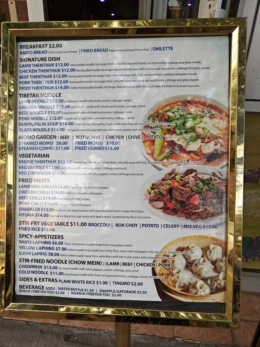 Lhasa Fast Food Menu - Image 2